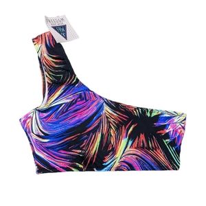 Freedom Rave Wear Nova One Shoulder Top S Small Trippy Festival EDM